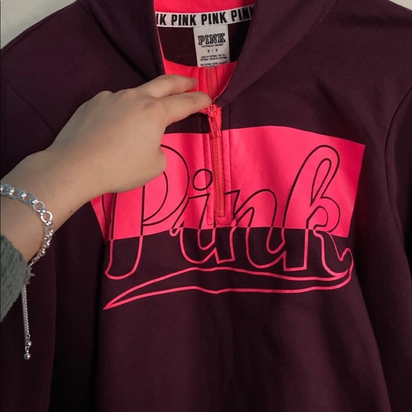 PINK Victoria's Secret Sweaters - PINK small burgundy sweater